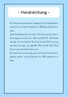 Vorschau - Spiele - Rechnen bis 100 ohne Zehnerübergang zweistellig Ich habe wer hat - Seite 1