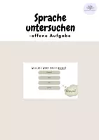 Vorschau - Quiz - Welches Wort passt nicht? - Sprache untersuchen - Deckblatt