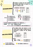 Vista previa - Refuerzo / NEE / Materiales de apoyo - DIVISIBILIDAD Y MULTIPLICIDAD -PRINCIPIOS FUNDAMENTALES - página 2