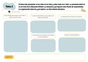 Vista previa - Hojas de trabajo - ESQUEMAS para los TEMAS de EDUCACIÓN INFANTIL (Maestros/as) - página 1