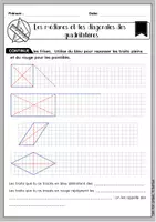 Aperçu - Préparation de séquence / Séquence complète - Les médianes et les diagonales des quadrilatères - Page 1