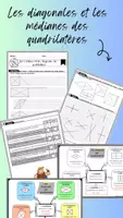 Aperçu - Préparation de séquence / Séquence complète - Les médianes et les diagonales des quadrilatères - Page de couverture