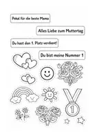 Vorschau - Arbeitsblätter - Mutter-Vatertag Karte Pokal - Seite 2
