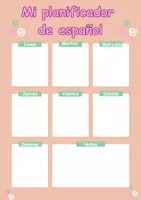 Vista previa - Otros - Mi planificador de español - Portada