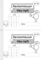 Vorschau - Arbeitsblätter - Zahlenhäuser Zahlenraum 10 und 20 | Rechenhäuser Klasse 1 | Zahlzerlegung | Miniheft - Seite 1