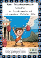Vorschau - Arbeitsblätter - Kleine Rechtschreibwerkstatt: Römische Lernwörter - Deckblatt