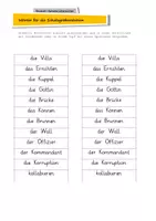 Vorschau - Arbeitsblätter - Kleine Rechtschreibwerkstatt: Römische Lernwörter - Seite 3