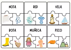 Vista previa - Tarjetas / Manipulativos - Palabras homófonas y polisémicas - Juego manipulativo - página 3