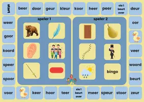 Voorbeeld - Spellen pakket met 7 spellen eer, oor, eur - Pagina 3