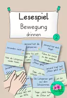 Vorschau - Spiele - Lesespiel 2 - Bewegung drinnen für bis zu 26 Schüler - Deckblatt