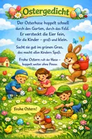 Vorschau - Bildkarten - Ostergedicht für die KITA - Deckblatt
