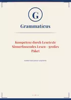 Vorschau - Unterrichtsreihen - Sinnerfassendes Lesen – GRATIS‑VORSCHAU für die 5. Schulstufe - Deckblatt