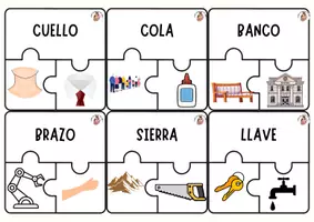 Vista previa - Tarjetas / Manipulativos - Palabras homófonas y polisémicas - página 3