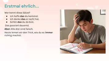 Vorschau - Präsentationen/Tafelbilder - das/dass? - Seite 1