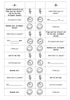 Vorschau - Arbeitsblätter - Tandembogen und Sicherungsblatt - telling the time - Seite 1