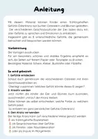 Vorschau - Arbeitsblätter - Gefühle im Frühling - Bastelvorlage Osterkranz mit Gefühlen - Seite 2