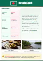 Vorschau - Arbeitsblätter - Steckbrief Bangladesch — Länder und Kontinente entdecken - Deckblatt