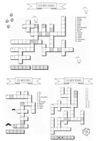 Vorschau - Quiz - Kreuzworträtsel animals, numbers, personal pronouns - Deckblatt