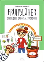 Vorschau - Arbeitsblätter - Frühblüher "Wer bin ich" Kindergarten - Klasse 1/2 – Zuordnen, Ausschneiden und Kleben - Deckblatt