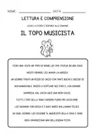 anteprima - Esercizi - Storie in stampatello maiuscolo con domande a crocetta - Pagina 1
