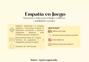 Vista previa - Juegos / Gamificación - Empatía en Juego - Situaciones reales para trabajar conflictos y HHSS - página 1
