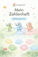Vorschau - Arbeitsblätter - Mein Zahlenheft (Zahlenraum bis 10) - Deckblatt
