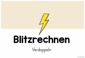 Vorschau - Präsentationen/Tafelbilder - Blitzrechnen (Digitale Tafel) - Verdoppeln (Mathe Klasse 1) - Seite 3