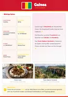 Vorschau - Arbeitsblätter - Steckbrief Guinea — Länder und Kontinente entdecken - Deckblatt