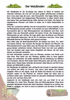 Vorschau - Arbeitsblätter - Der Waldboden - ein wichtiger Lebensraum - Seite 1