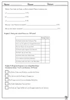 Vorschau - Arbeitsblätter - Klassenarbeit Leseverständnis 3. Klasse: Das geheimnisvolle Waldabenteuer - mit Musterlösung - Seite 2
