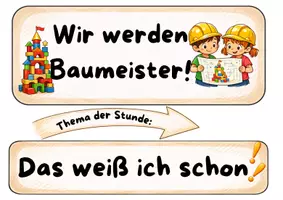 Vorschau - Unterrichtsreihen - Unterrichtseinheit: Türme bauen | Forscherheft | Kl. 1 & 2 - Seite 1