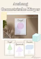 Vorschau - Poster - Geometrische Körper – Aushang (2 Varianten) - Deckblatt