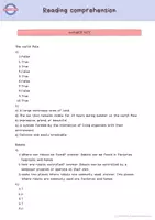 Vista previa - Hojas de trabajo - READING COMPREHENSION PACK English for Primary - página 2