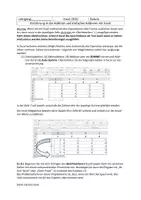 Vorschau - Arbeitsblätter - Addieren (einfach) und Formelanwendung SUMME - Deckblatt