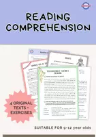 Vista previa - Hojas de trabajo - READING COMPREHENSION PACK English for Primary - Portada