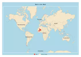 Vorschau - Arbeitsblätter - Steckbrief Mali — Länder und Kontinente entdecken - Seite 2