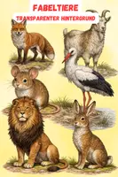 Vorschau - Bildkarten - Fabeltiere - transparenter Hintergrund (Vorlagen) - Deckblatt