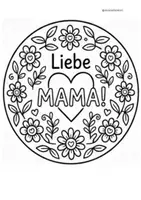 Vorschau - Mal- und Bastelvorlagen - Muttertag Mandalas - Seite 2
