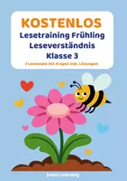 Vorschau - Arbeitsblätter - Kostenlos: Lesetraining Frühling – Leseverständnis Klasse 3 - Deckblatt