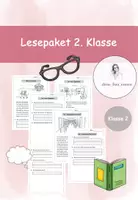 Vorschau - Arbeitsblätter - Lesepaket Klasse 2 - Deckblatt