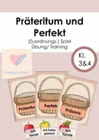 Vorschau - Spiele - Präteritum und Perfekt - Deckblatt