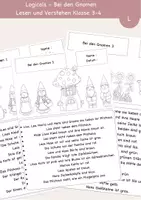 Vorschau - Unterrichtsreihen - Logicals - Frühling - Gnome - Deckblatt