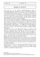 Vorschau - Arbeitsblätter - SOPHIE SCHOLL – Steckbrief: Arbeitsblatt Biografie Leseverstehen Weiße-Rose - Seite 2