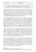 Vorschau - Arbeitsblätter - JOHANN WOLFGANG GOETHE – Steckbrief: Arbeitsblatt Biografie Leseverstehen - Seite 2