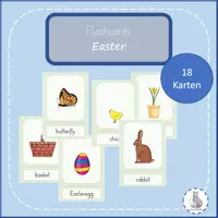 Vorschau - Präsentationen/Tafelbilder - Flashcards easter Englisch - Deckblatt