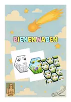 Vorschau - Arbeitsblätter - Gemeinschaftsprojekt Frühling / Sommer Bienenwaben - Deckblatt