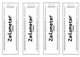 Vorschau - Arbeitsblätter - Zeilometer zum Buch Löcher von Louis Sachar - Seite 1