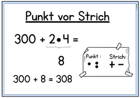Vorschau - Arbeitsblätter - Punkt vor Strich: Rechenregel - Seite 2
