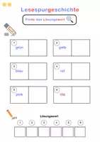 Vorschau - Fördermaterial/Inklusion - Lesespurgeschichte - Farben - Seite 2