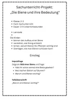 Vorschau - Stundenentwürfe - Die Biene Sachunterricht Klasse 2/ Klasse 3: Arbeitsblätter - Seite 2